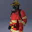 3D Firefighter US ULTIMATE Rigged 3d model