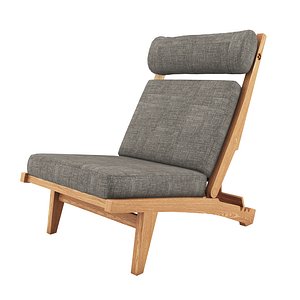 3D lounge chair hans j model