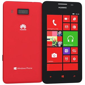 model huawei ascend w2 red