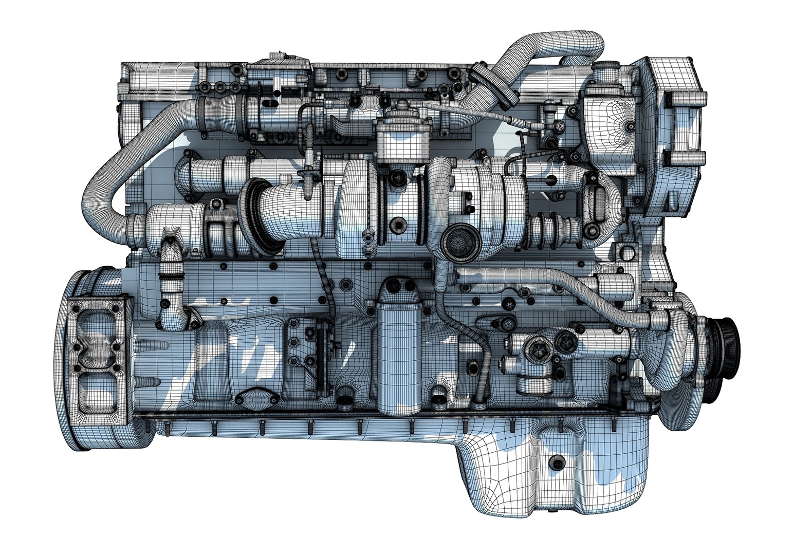 Cummins X15 Truck Engine 3D - TurboSquid 1292624