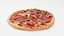 Pizza aux oignons salamy et saucisse