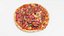 Pizza aux oignons salamy et saucisse