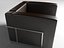 Single sofa leather modern chair