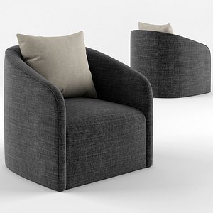 3D rotunda armchair model