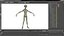 Humanoid Alien Creature Rigged for Cinema 4D