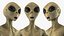 Humanoid Alien Creature Rigged for Cinema 4D