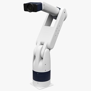 Industrial Robot Arm Rigged for Maya