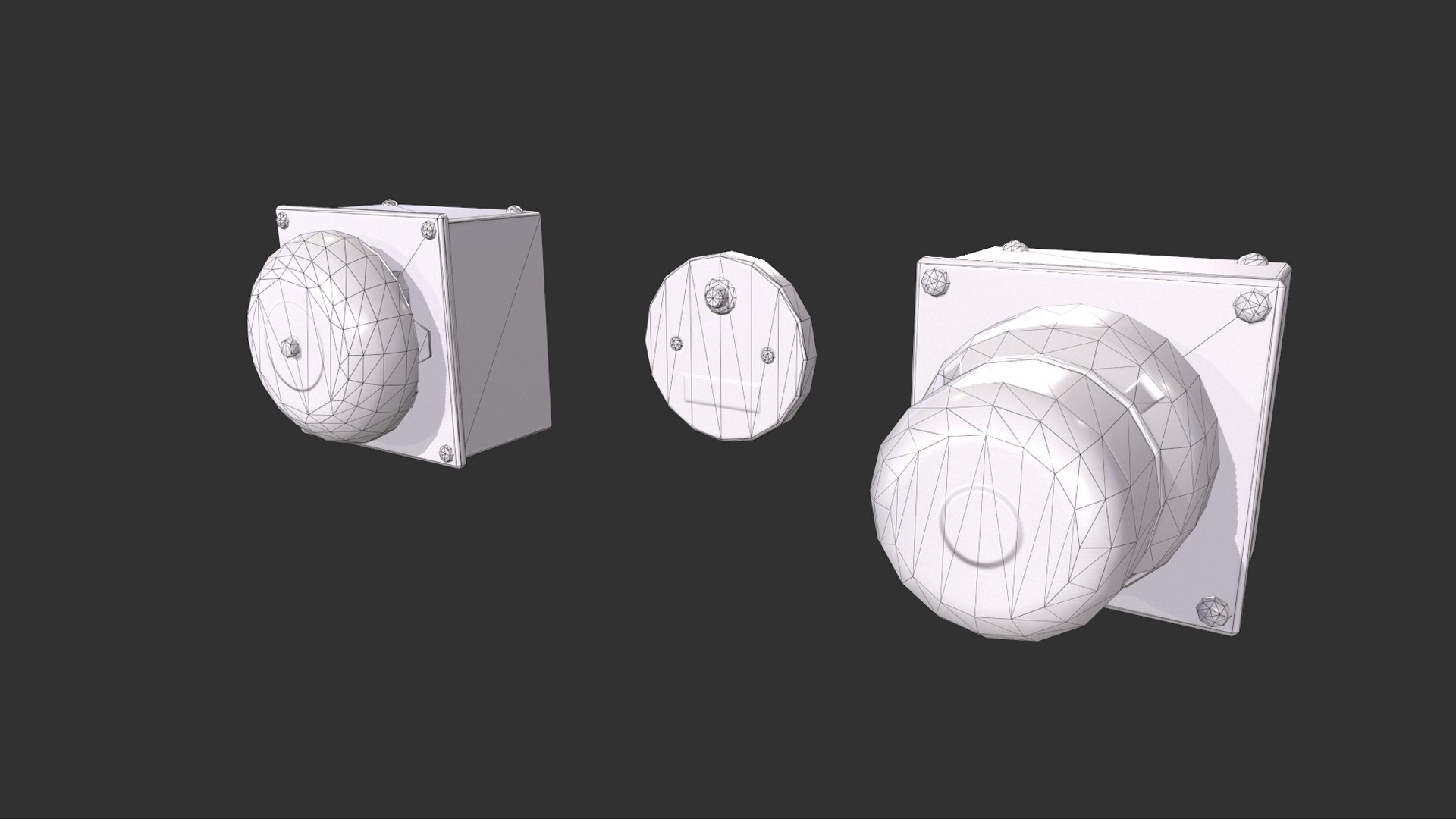 Fire Alarm Set Model - TurboSquid 1745979
