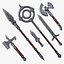 Stylized Fantasy Weapon Pack - Game Ready Hand Painted Weapons