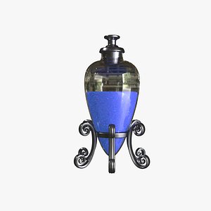 3D Magic Potion Blue