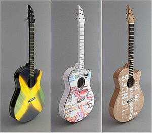 3d acoustic custom guitars