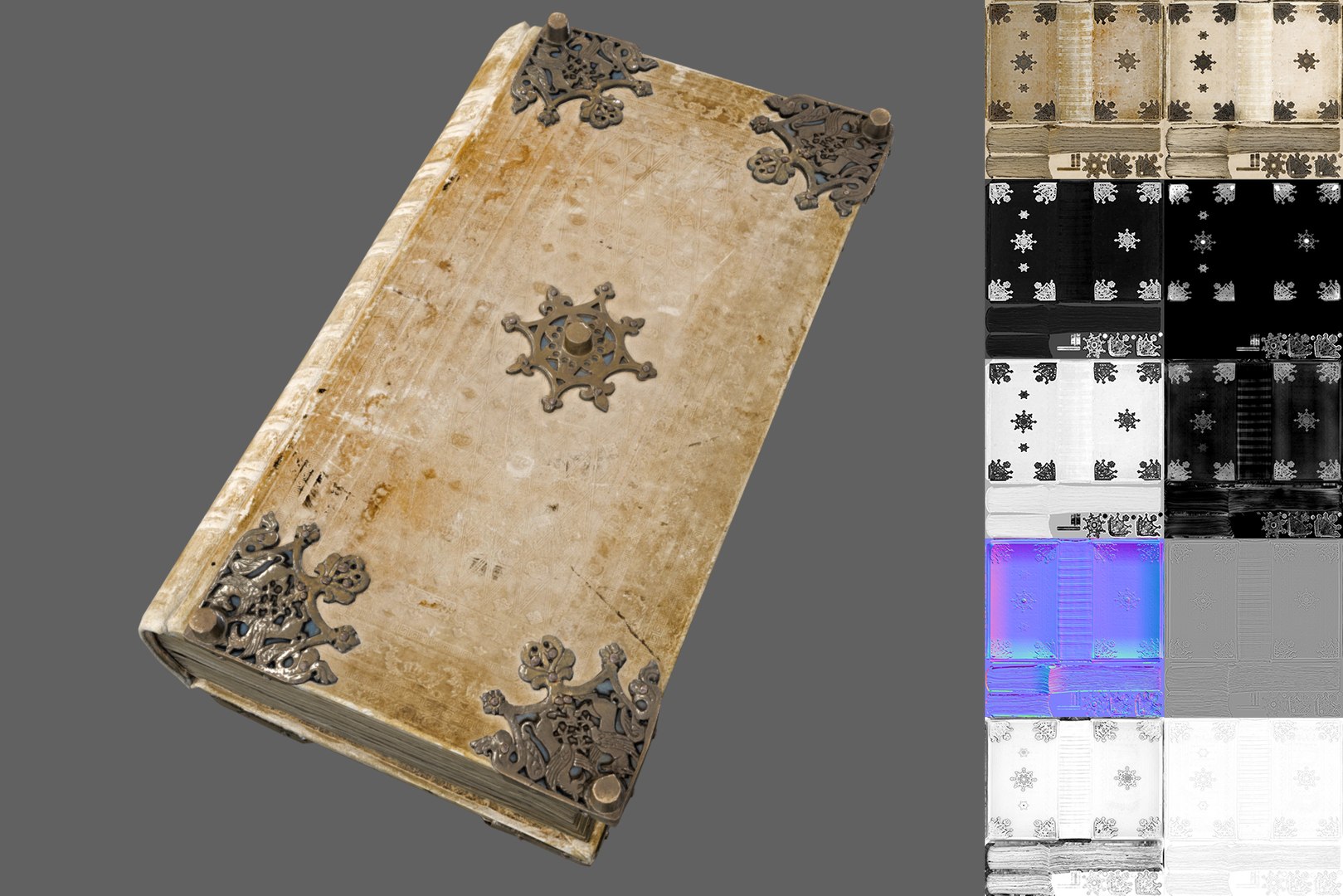 Book Ancient 3D Model - TurboSquid 1354334