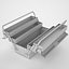 Garage Stahl Werkzeugkasten offen 02