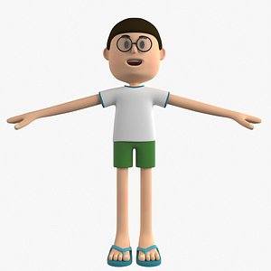 3D Cartoon Character Kid