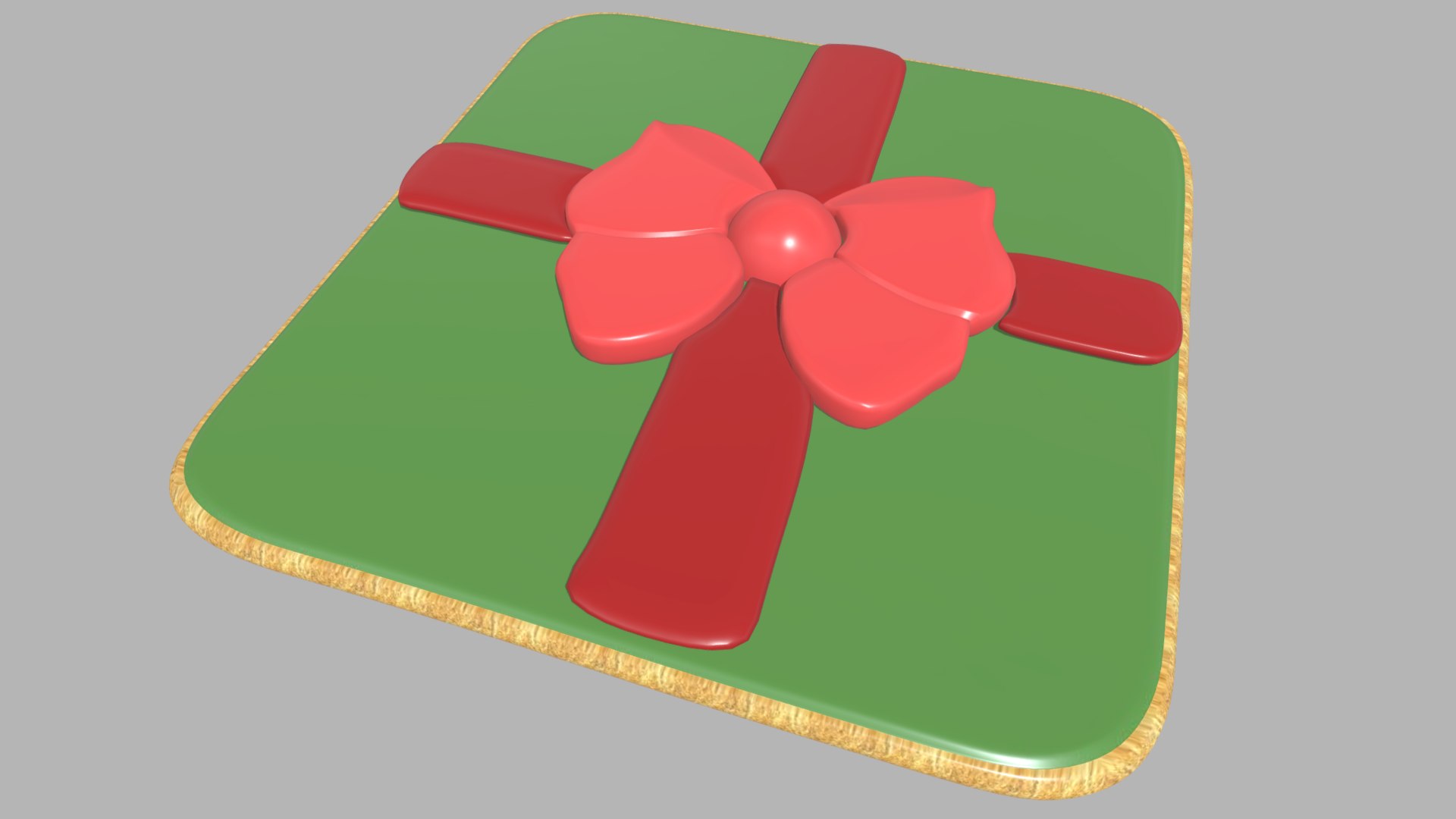 Gift Cookie Christmas 3D Model TurboSquid 1983351