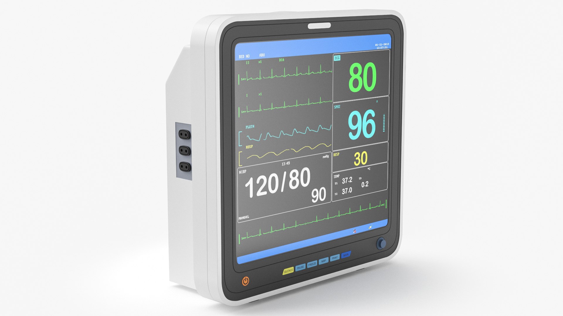 3D Electrocardiograph Monitor model https://p.turbosquid.com/ts-thumb/OY/ydsIGu/Xx/ecgmonitor3/jpg/1755443454/1920x1080/fit_q87/bd9c2483c3a5ca289fad08bae401b2b598b7af7f/ecgmonitor3.jpg