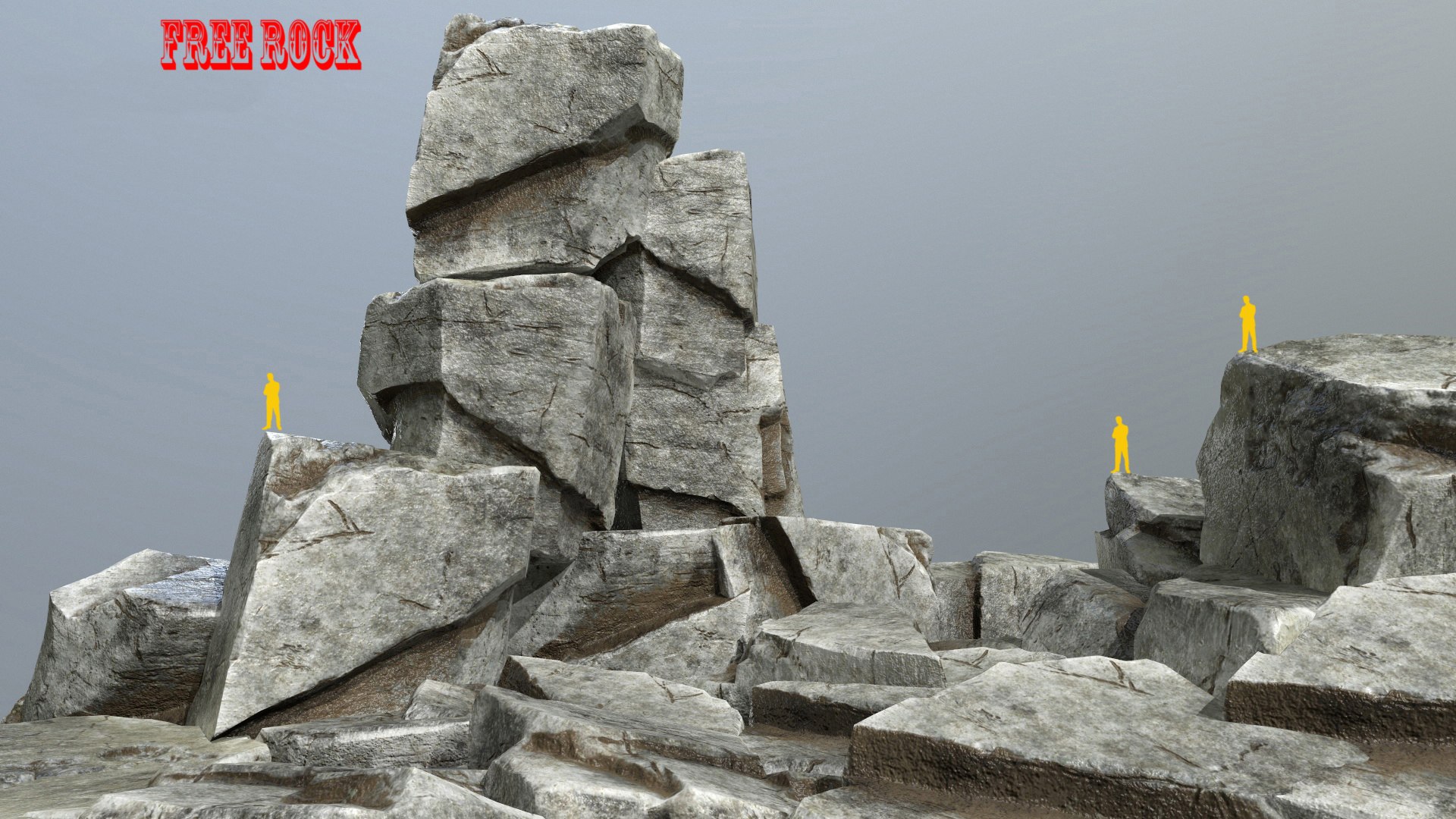 свободно 3D модель Фри-рок - TurboSquid 2138832