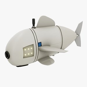 Fish Underwater Drone Rigged