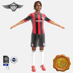 Soccer Player 4K Ultimate 2020 3D Model $249 - .fbx .max .obj - Free3D