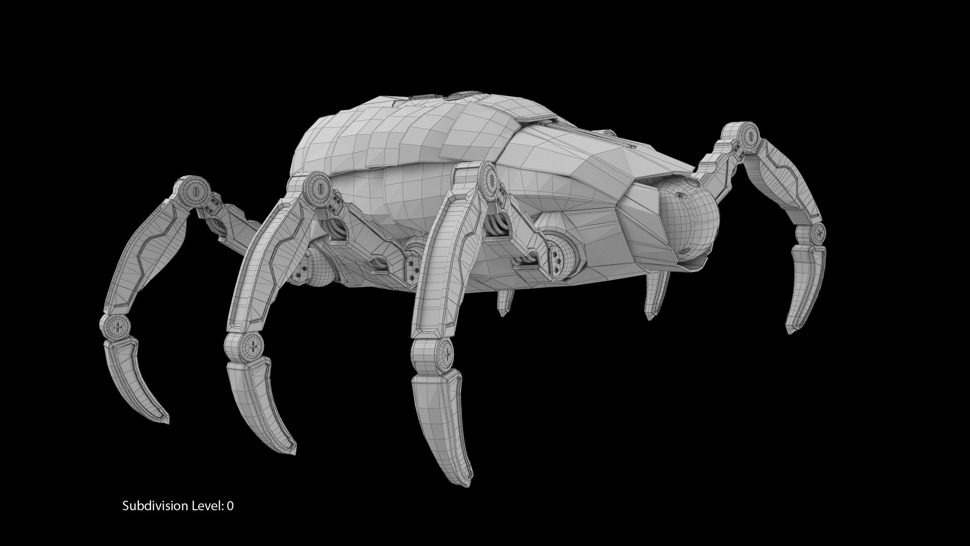 3D model sci-fi spider rigged https://p.turbosquid.com/ts-thumb/OZ/5k4svH/EuW7m3DF/frame02_it00/jpg/1527448316/1920x1080/fit_q87/ad9ce91364efee58e150da69eefb00a1d57cf552/frame02_it00.jpg