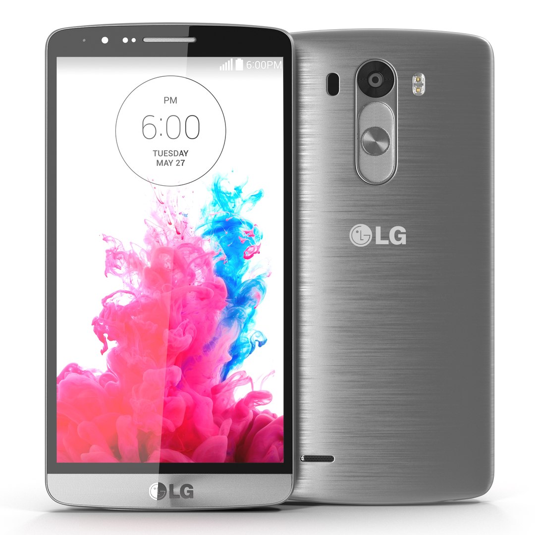 LG G3 Dark Gray 3D Model 3D model preview