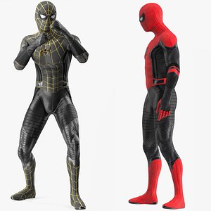 Spiderman Rigged Collection for Maya