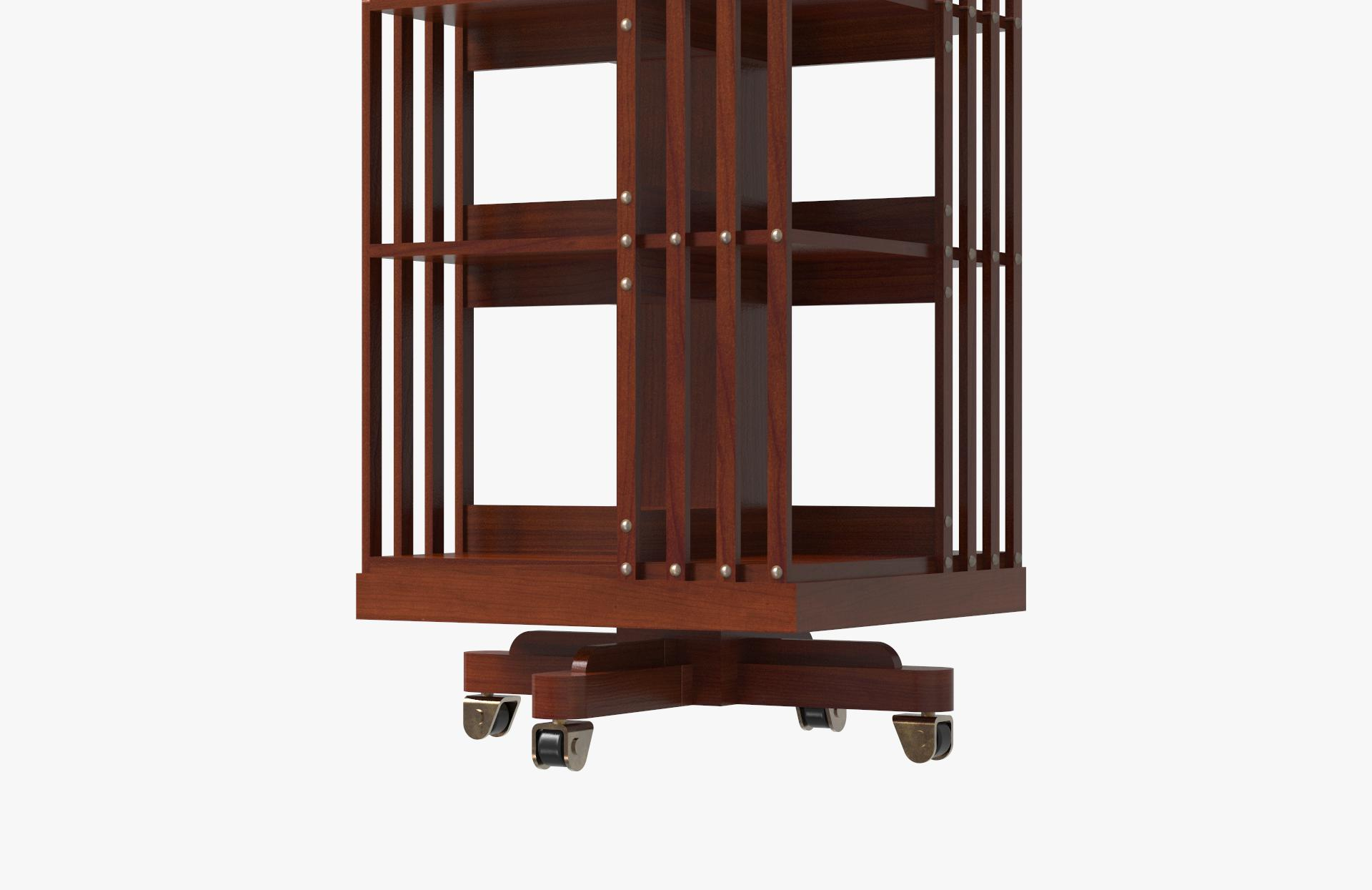 3D Antique Bookholders and Bookcases Set model TurboSquid 1748492