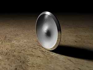 3d car light model