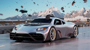 3D mercedes AMG project onebm