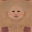 Modello 3D del personaggio donna-Anna in stile realistico truccato