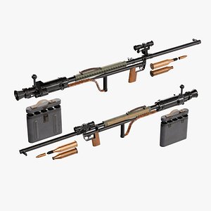Carl Gustaf 20 mm recoilless rifle pvg m42 3D model