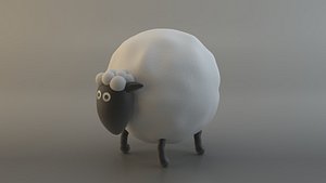 3D model Cartoon Sheep