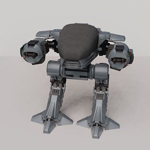 ed-209 robocop 3D