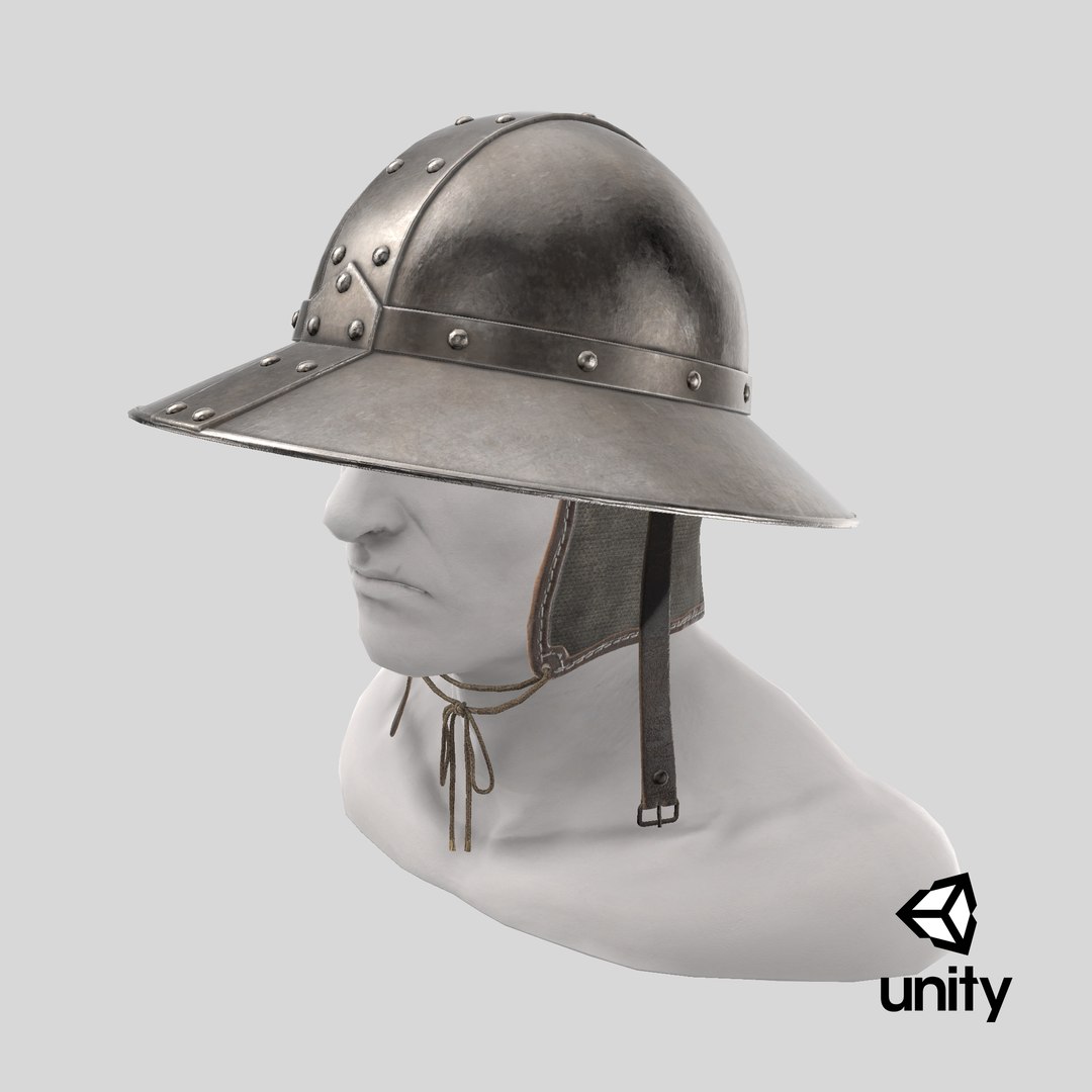 3d model kettle hat medieval helmets https://p.turbosquid.com/ts-thumb/OZ/cCxrWh/Qa/stemcell_unity_render/png/1739986755/1920x1080/fit_q87/06f9405aafc04e3dbf03b5e3440efd65db9c31f6/stemcell_unity_render.jpg