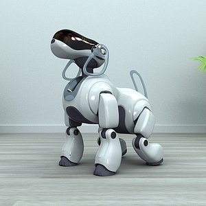 sony aibo robot obj