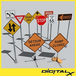 road sign collection
