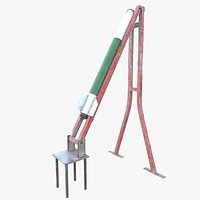 Qassam 1 Rocket with launcher