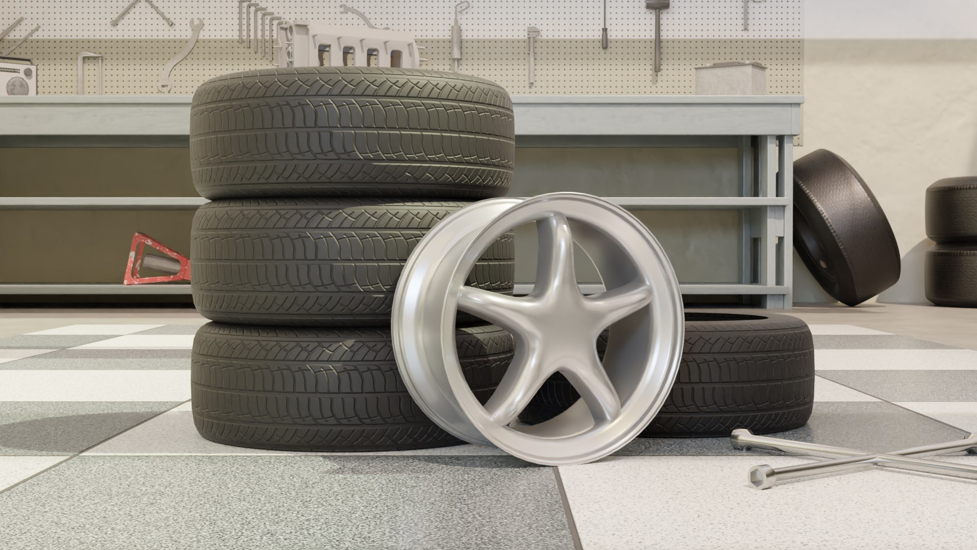 High-Detail Performance Car Wheel for Games  Rendering model https://p.turbosquid.com/ts-thumb/OZ/q6lIhd/cx/garagerender8/png/1729103725/1920x1080/fit_q87/aad50aa4e1ed5920924a3af2d593326713693b06/garagerender8.jpg