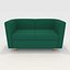 3D Sofa 2 Seater 6 model