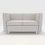 3D Sofa 2 Seater 6 model