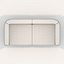 3D Sofa 2 Seater 6 model