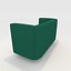 3D Sofa 2 Seater 6 model