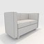 3D Sofa 2 Seater 6 model