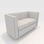 3D Sofa 2 Seater 6 model
