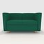 3D Sofa 2 Seater 6 model
