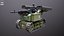 Robot à chenilles militaire V2 Vert militaire