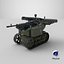 Robot à chenilles militaire V2 Vert militaire