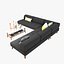 WEST ELM  KATE SPADE SATURDAY collection sofa and table