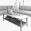 WEST ELM  KATE SPADE SATURDAY collection sofa and table