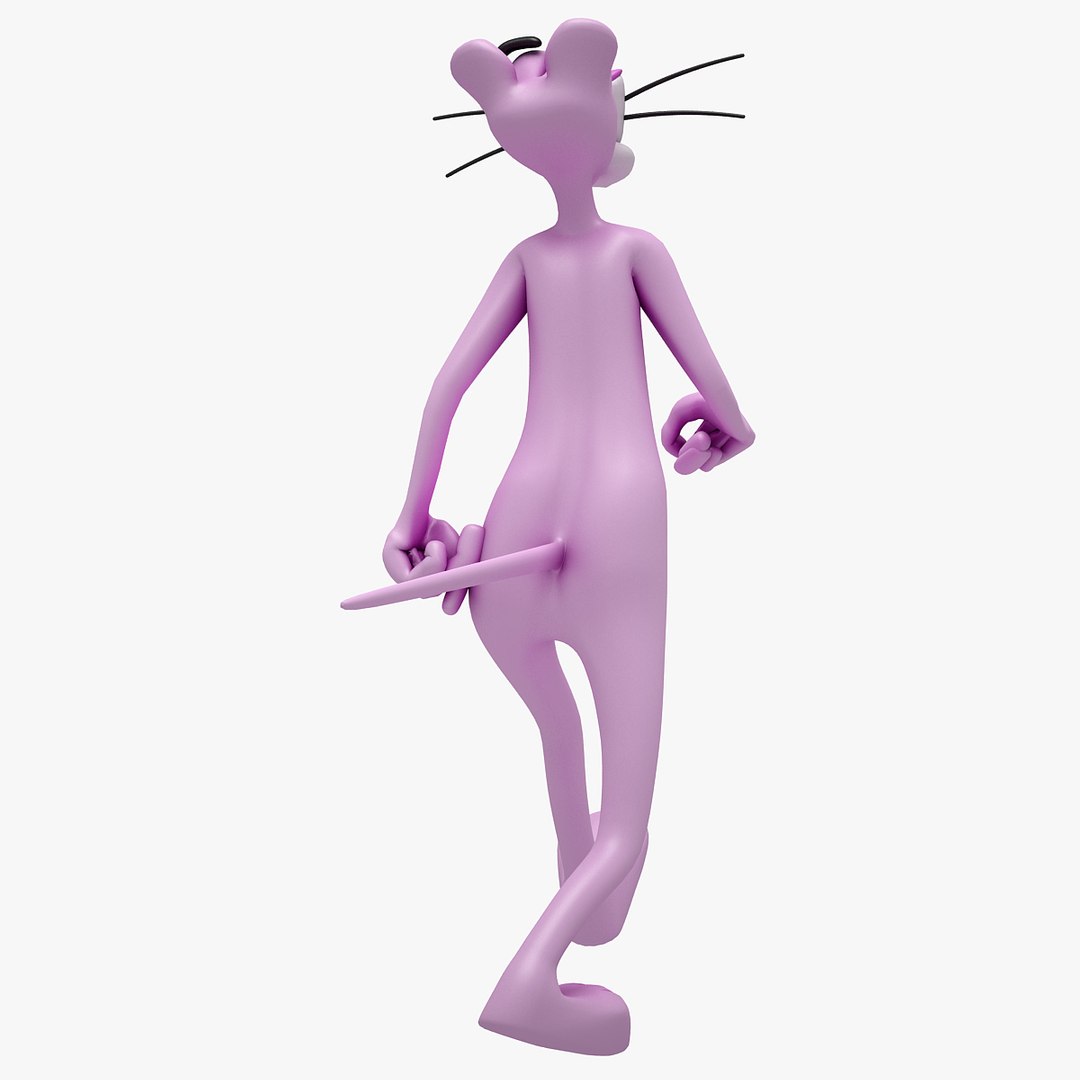 Pink Panther T-Pose ~ 3D Model ~ Download #91484628